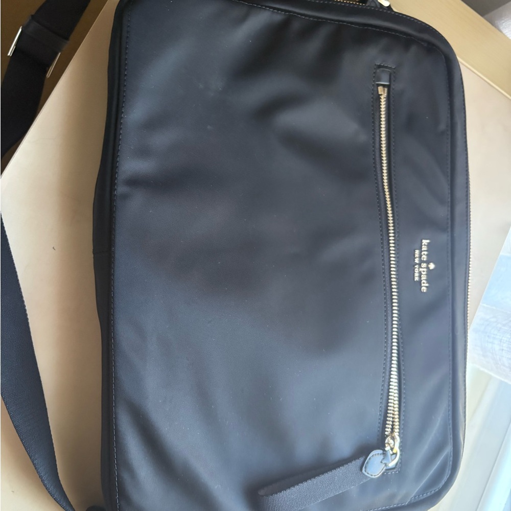 Kate Spade Chelsea Black Laptop Sleeve with Strap